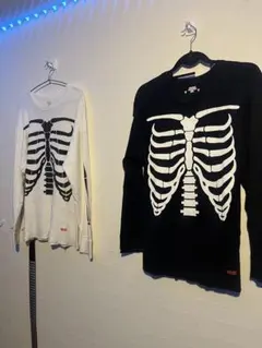 supreme × hanes bonesサーマルカットソー　L　バラ売り可