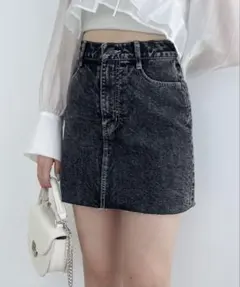 Heather 刺繍デニムミニスカート　115758のサムネイル