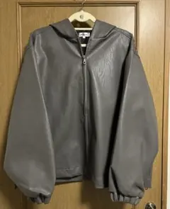 【新品未使用】COLONY2139 フード付き皮革ジャケット