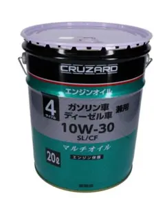 送料無料！　クルザード　エンジンオイル　マルチオイル　 10W-30 エネオス CRUZARD エンジンオイル 10W-30 20L クルザード マルチオイル - メルカリ