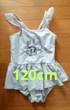 Disney★ミニーマウス★ワンピース水着★ 120★フリル★リボン★シフォン