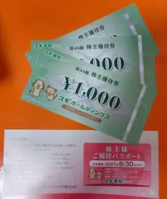 スギ　スギ薬局　株主優待券　12000円分　匿名配送 匿名配送 即日発送 スギホールディングス 株主優待券 3000円分 - メルカリ