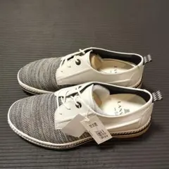 LANVIN 86537 ホワイト グレー シューズ 25.5cmのサムネイル