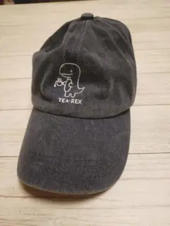 TEA-REX キャップ 帽子 ネイビー　恐竜