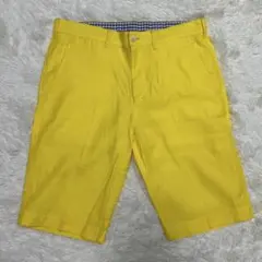 コムデギャルソンオム　ショートパンツ　ハーフパンツ　黄色　Mのサムネイル