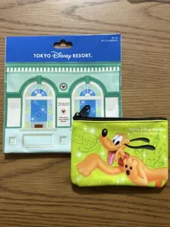 【新品未使用】東京ディズニーリゾートチケットデザインポーチ/プルート