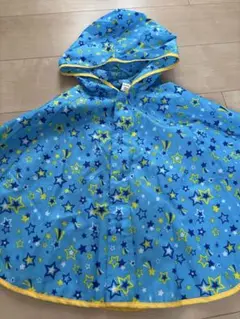 星柄フード付きレインコート 80-100