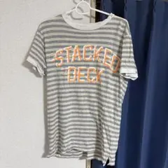 DIESEL STACKED DECK ボーダー Tシャツ