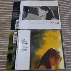【美品】ZARD Get U're Dream/もっと近くで君の横顔見ていたい