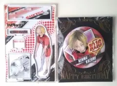 ハイキュー 孤爪研磨 名場面 ジオラマフィギュア バースデー 缶バッジ