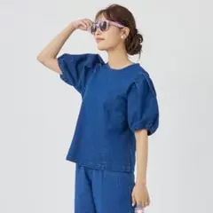 AJUGA. デニムブラウス　プティマインリアン　LIEN アジュガ　リアン