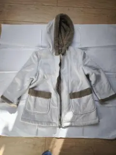 フリース フード付きコート