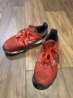 adidas キッズスニーカー レッド22cm