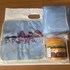 マクドナルド 福袋2026 グッズ3点セット　ブルー