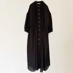 MANON シャツワンピース クロ 日本製のサムネイル