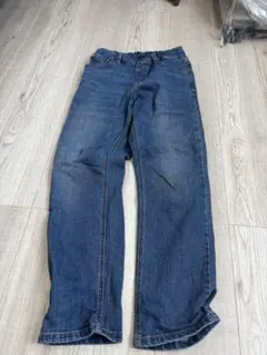 EDWINデニムブルー ストレートパンツ 150cm以上