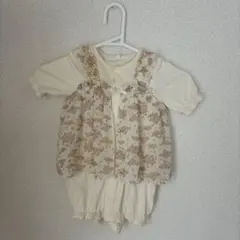 Cottoli 花柄ベビー服 〜60