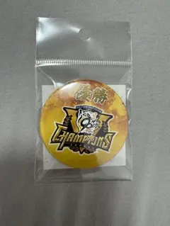 【数量限定】阪神タイガース 2025年 優勝記念 阪神電鉄 缶バッジ 未使用