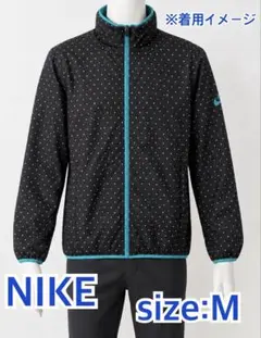 NIKE ナイキ ウィンドブレーカー M 黒 裏フリース ナイロンジャケット