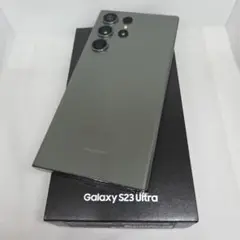 美品　Galaxy S23 Ultra グリーン 512GB 香港版 Galaxy S23 Ultra 本体 512GB SIMフリー SM-S918N グリーン A