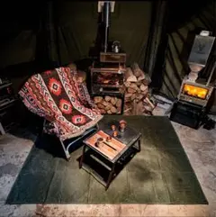 ラグマット ブランケット アウトドア キャンプ オルテガ キリム 赤