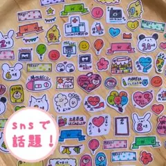 ʜᴀɴᴅᴍᴀᴅᴇ8マタニティフレークシール　母子手帳 エコーアルバム　A6