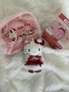 ハローキティ ポーチ 小物入れ ぬいぐるみセット