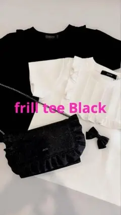 JILTU frill tee Black / Tシャツ ブラック Mサイズ