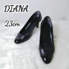 DIANA　ダイアナ　ポイテッドトゥ　パンプス　ブラック ハイヒール 23cmのサムネイル