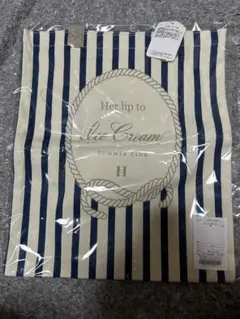 HLT Ice Cream Tote navy herlipto アイス トート