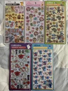 【国内正規品】ボンボンドロップシール ディズニー第2弾 セット5種