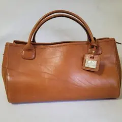 PELLE BORSA ブラウンハンドバッグ