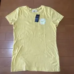 【タグ付き】 HOLLISTER イエロー Tシャツ Lサイズ　レディースのサムネイル