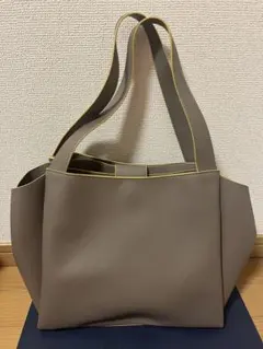 【美品】ZARAグレー✖️イエロー ショルダーバッグ 3コンパートメント