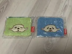 モンチッチ もこもこスクエアポーチ くすみカラーバージョン