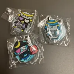 宮城限定　サンリオ　はぴだんぶい　ガチャ　ポチャッコ　ハンギョドン　ばつ丸