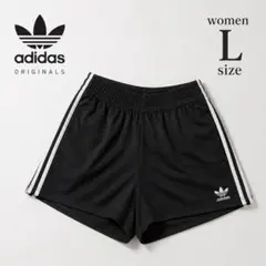 L アディダスオリジナルス 3ストライプス ショートパンツ 黒 CY4763のサムネイル