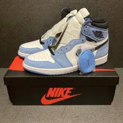 Nike エアジョーダン1 ハイ ユニバーシティブルー