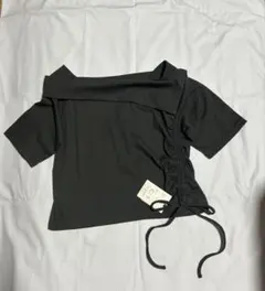 オフショルドロストテレコトップス[tu1653]