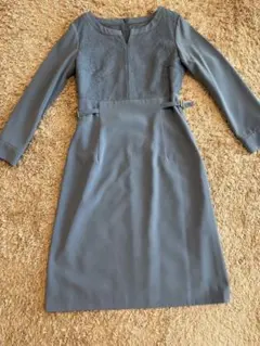 【未使用】PROPORTION BODY DRESSING 七分袖ワンピース