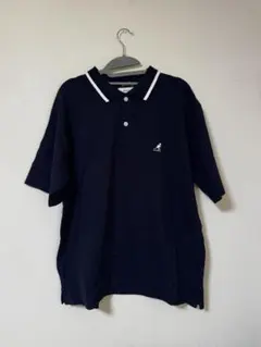 KANGOL MONO-MART ポロシャツ ネイビー L