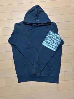 thisisneverthat ネイビーフード付きパーカー thisisneverthat（ディスイズネバーザット） パーカー T-Logo LT