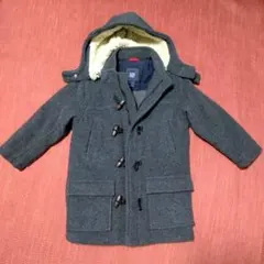 GAP babyGap　ベビーギャップ　ダッフルコート　110　ダークグレーのサムネイル