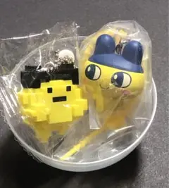 たまごっち カラフルマルチチャーム、ドットフィギュアチャーム まめっち
