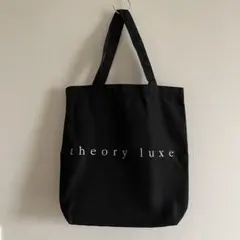 新品⭐︎theory luxeノベルティートートバッグ ブラック・マチ・ポケット付のサムネイル