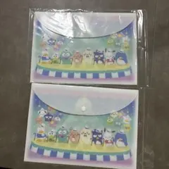 2点しろたん×はぴだんぶい　ハンギョドン　シール帳　サンリオキャラクターズ