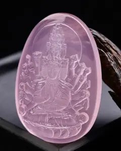 ⭐︎【天然】ローズクォーツ ペンダントトップ 50g