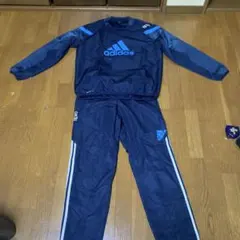 adidas ジャージセットアップLアディダスオリジナルスネイビー