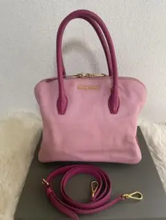 MIU MIU 2wayバックレザー
