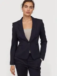 H&M テーラードジャケット　ネイビー　38